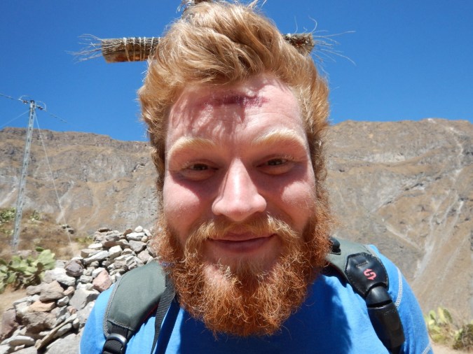 Mat et la marque de sang de cochenille - Canyon del Colca