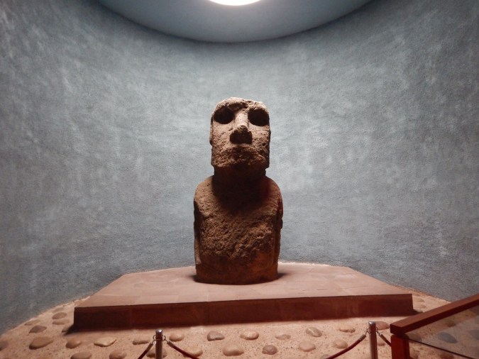 Moai - musée archéologique de La Serena
