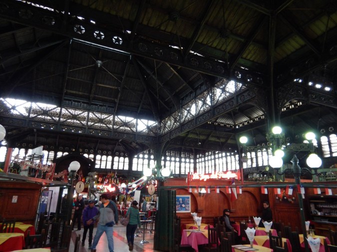 Santiago, le marché de poissons